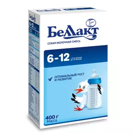 Formula de lapte БЕЛЛАКТ, pentru 6-12 luni, 400 g