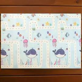 Covor de joaca Sea/Alphabet, 2 parti, 150 x 200 cm