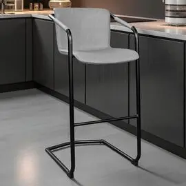 Scaun de bar DECOPRIM PLUS Exen, Light Grey