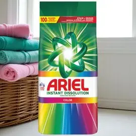 Сухой стиральный порошок ARIEL Color, автомат, 100 стирок, 6.5 кг