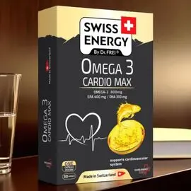 Capsule SWISS ENERGY OMEGA-3 CARDIO MAX, 30 capsule