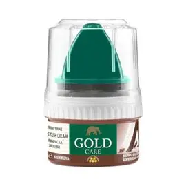 Cremă pentru încălțăminte GOLDCARE, Cu ceară, Maro, 50ml