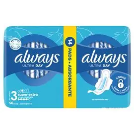 Absorbante igienice ALWAYS Ultra Day, 6 picaturi, 14 buc