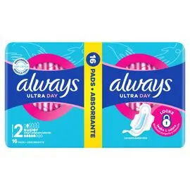 Absorbante igienice ALWAYS Ultra Super, 5 picaturi, 16 buc