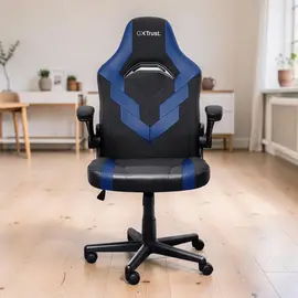 Scaunul de gaming TRUST, GXT 703B, RIYE, Black/Blue