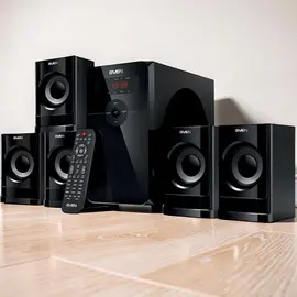 Speakers SVEN HT-201, 5.1 / 20W + 5x12W RMS, negru