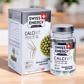 Vitamine in capsule SWISS ENERGY CALCIVIT, 30 capsule