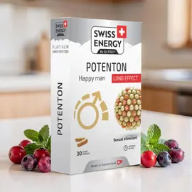 Витамины в капсулах SWISS ENERGY POTENTON, блистер, 30 капсул