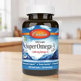 Супер Омега-3 CARLSON, Gems, 100 мягких капсул