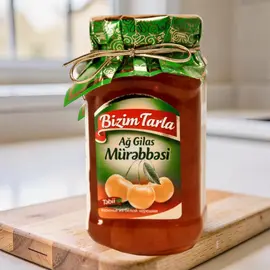 Dulceata BIZIM TARLA din cirese albe 400 g
