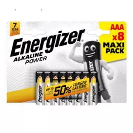 Baterii ENERGIZER Alcaline Power AAA, 8 buc