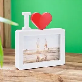 Rama foto Sf.Valentine I Love, din plastic, 17x18cm