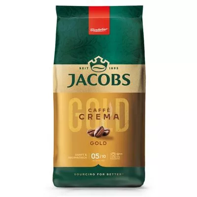 Cafea JACOBS Crema Gold, boabe, 1 kg