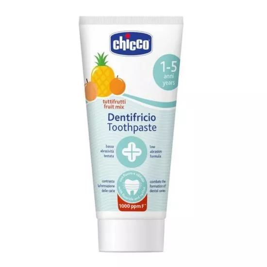 Зубная паста детская CHICCO Мультифрукт, с 1-5 лет, 50 мл