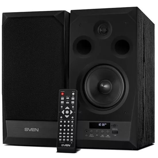 Speakers SVEN MC-20, 2.0 / 2x45W RMS, negru, 2 image