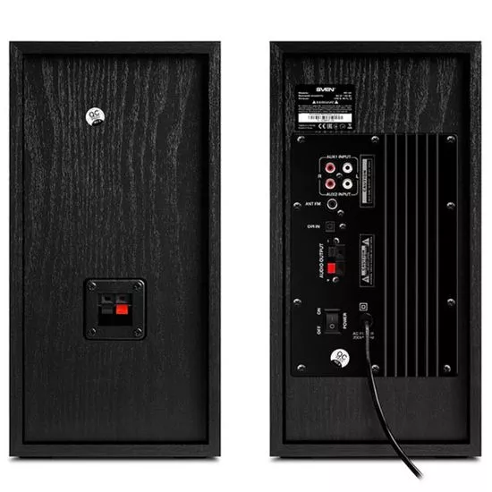 Speakers SVEN MC-20, 2.0 / 2x45W RMS, negru, 3 image