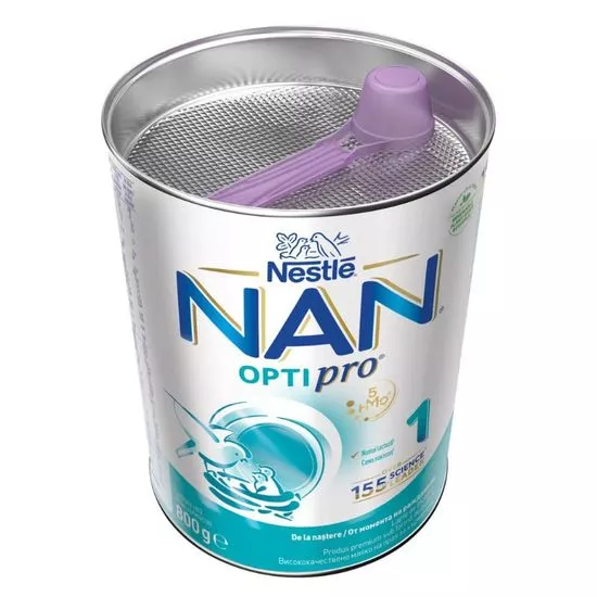 Молочная смесь NAN 1 Optipro, для 0-6 месяцев, 800 г, изображение 2