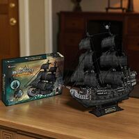 3D puzzle CUBICFUN Corabie de pirati - Razbunarea Reginei Anne, 328 elemente