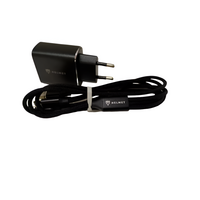 Încărcător Helmet with Cable USB to Lightning 2xUSB 2.4A, Black, 2 image