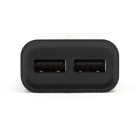 Încărcător Helmet with Cable USB to Micro-USB 2xUSB 2.4A, Black, 2 image