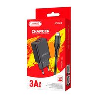 Încărcător Jokade with Cable USB-A to Lightning Dual Port, JB024, 3A, Black, 3 image