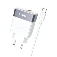 Încărcător Ksiga with Cable USB to Micro-USB 18W KSC-369 Baize, White