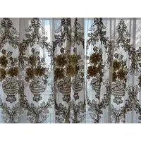 Draperii cu imprimeu TOP SHOP Royal Bloom, 5D, Albastru Deschis, 4 image