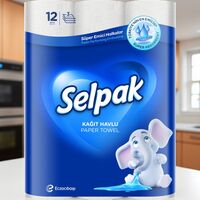 Prosoape de hartie SELPAK 3 staturi 12 role