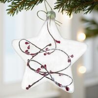 Glob de Craciun, din sticla, diametru 15 cm, GB104
