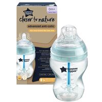 Biberon anticolici TOMMEE TIPPEE cu senzor temperatura (0+), 260 ml