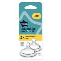 Tetine anticolici TOMMEE TIPPEE, flux mediu (3+) 2 buc