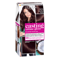 Vopsea pentru păr L'ORÉAL Casting Creme Gloss, 323 Negru Ciocolată, 120 ml