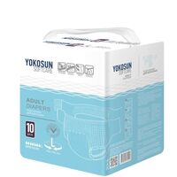 Scutece cu arici YOKOSUN, Pentru adulti, L, 10 buc