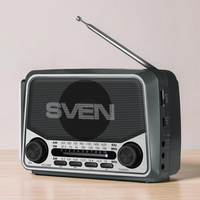 Boxa portativa SVEN SRP-525, FM/AM/SW Radio, gri, 3W