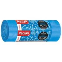 Saci de gunoi PACLAN albastri, pentru sortarea hartiei, 35 L, 20 buc