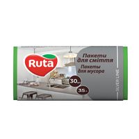 Saci de gunoi RUTA verzi, 30 buc/35 l