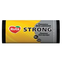 Saci de gunoi RUTA negri, dens, 10 buc/120 l