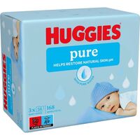 Servetele umede pentru copii HUGGIES Pure, 56x3 buc