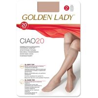 Sosete lungi GOLDEN LADY Ciao, 20 Daino One Size, 2 buc