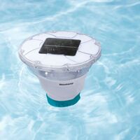 Dozator plutitor BESTWAY SolarGlow cu LED pentru tablete, pe baza de energie solara, 7.6 cm