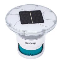 Dozator plutitor BESTWAY SolarGlow cu LED pentru tablete, pe baza de energie solara, 7.6 cm, 2 image