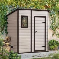 Casuta de gradina Manor Pent, 183.5X111X200.5 cm, bej
