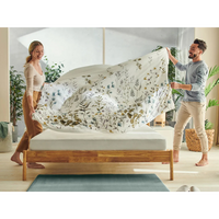 Set lenjerie de pat DORMEO Natures Flowers White, 140×200 cm, alb, 2 image