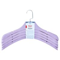 Set umeras pentru imbracaminte ALEANA, violet, 45.5x6 cm, 5 buc