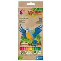 Creioane color ЛУЧ ZOO Plastic-Hexagon, 29С, 12 culori, 2 image