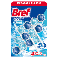 Odorizant WC BREF Power Aktiv, Ocean, 3 buc