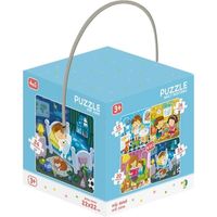 Puzzle DODO 4 in 1, Rutina Zilnica, (12, 16, 20, 24 puzzle), 300130, 2 image