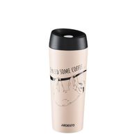 Cana termos ARDESTO Coffee time Bradypus, bej, otel inoxidabil, 450 ml, 2 image