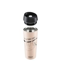Cana termos ARDESTO Coffee time Bradypus, bej, otel inoxidabil, 450 ml, 3 image