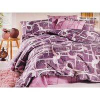 Lenjerie de pat NEWHOME Ranforce Troy 27544-06, 2 persoane , policoton, 2 image